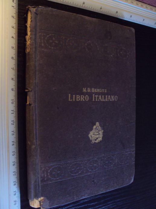 LIBRO ITALIANO - M.D.Berlitz 1918.