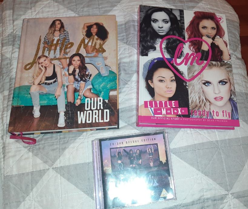 Little Mix komplet ,2 knjige na engleskom jeziku(NOVE) + CD Glory Days