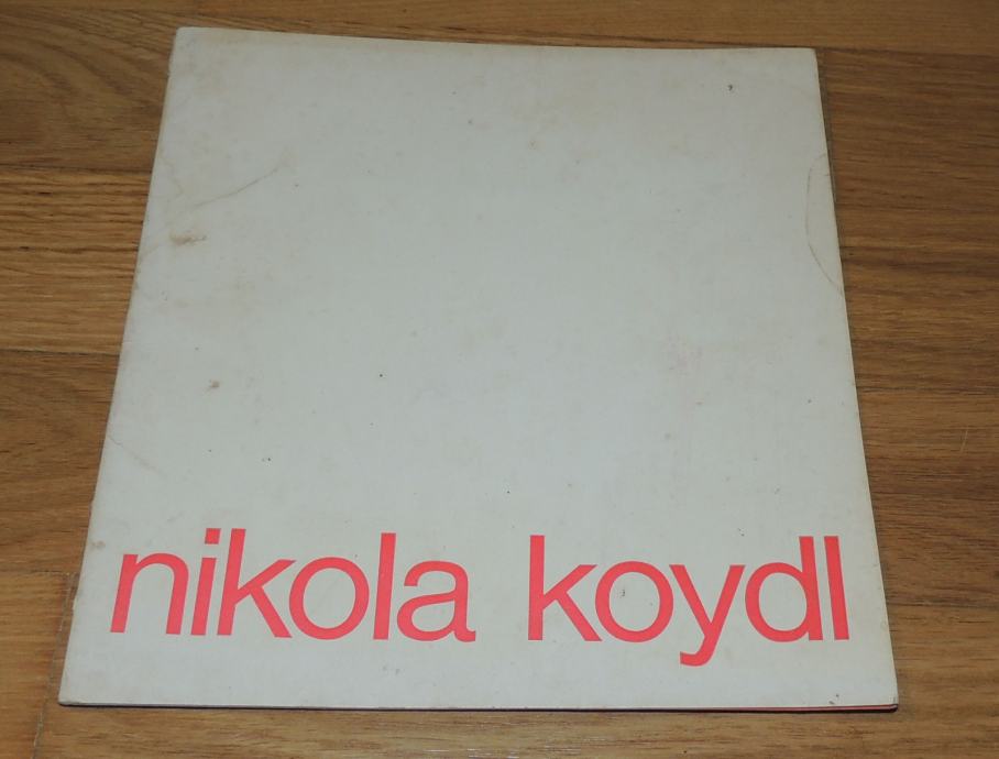 Nikola Koydl katalog izložbe 1972