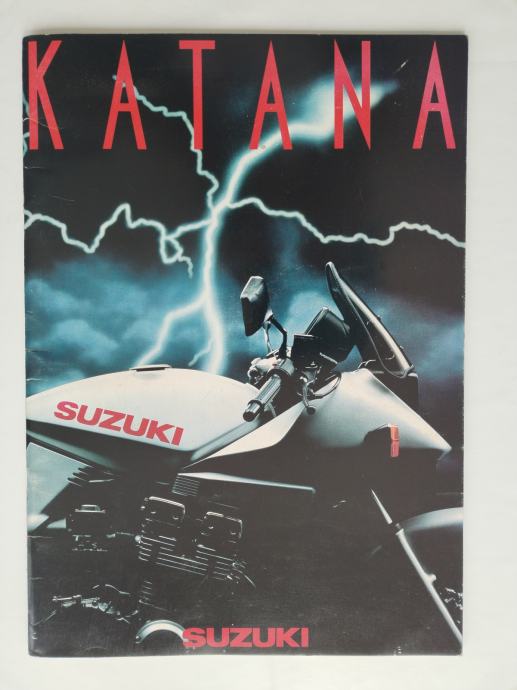 ORIGINAL KATALOG PROSPEKT SVIH SUZUKI KATANA MODELA OD 1981.g BROCHURE