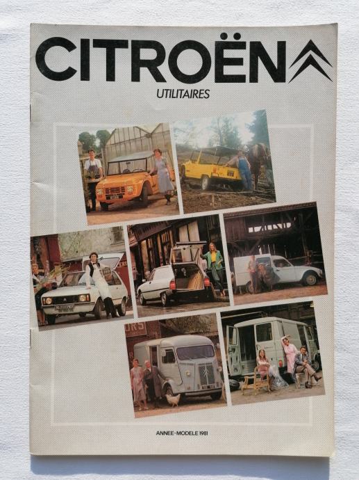 ORIGINAL CITROEN KATALOG TERETNIH VOZILA od 03.09.1980.godine BROCHURE