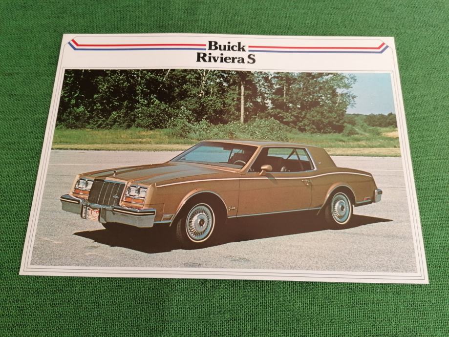 ORIGINALNI PROSPEKT BUICK RIVIERA S iz 1970-ih godina BROCHURE