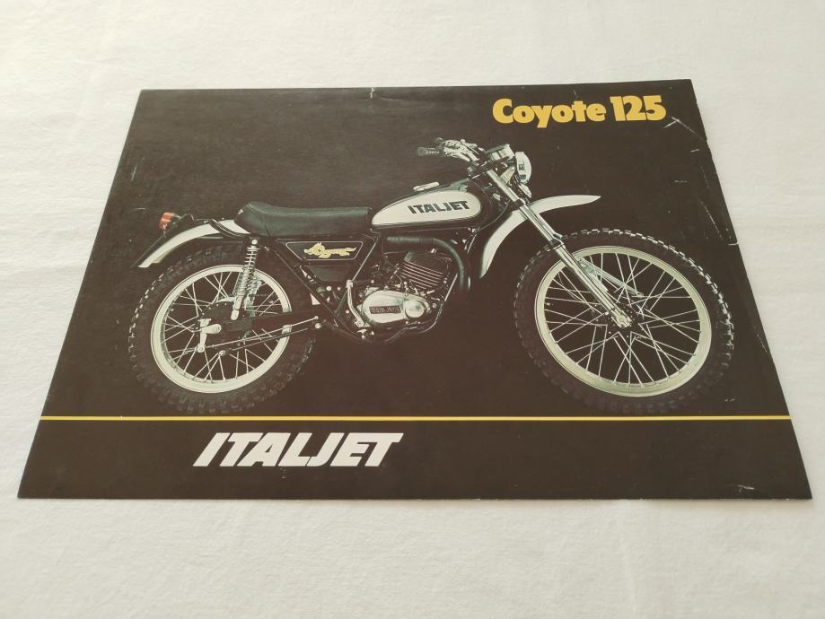 ORIGINALNI PROSPEKT ITALJET MOTO-CROSS COYOTE 125