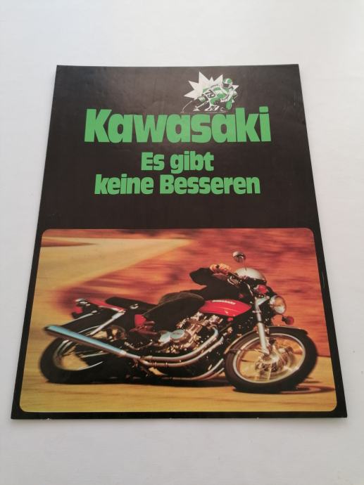 ORIGINALNI PROSPEKT KAWASAKI PROGRAM iz cca. 1979/80. godine BROCHURE