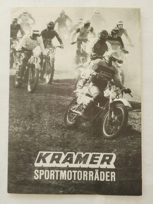 ORIGINALNI PROSPEKT KRAMER MOTO-CROSS iz 1980-ih godina BROCHURE