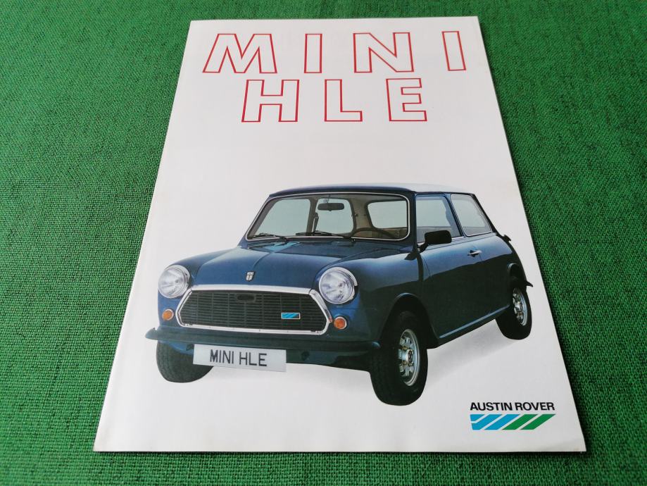 ORIGINALNI PROSPEKT MINI HLE AUSTIN ROVER MORRIS iz 8.1983. g brochure