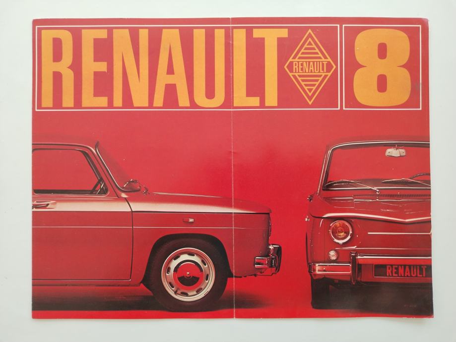 ORIGINALNI PROSPEKT RENAULT 8 iz 1970. godine