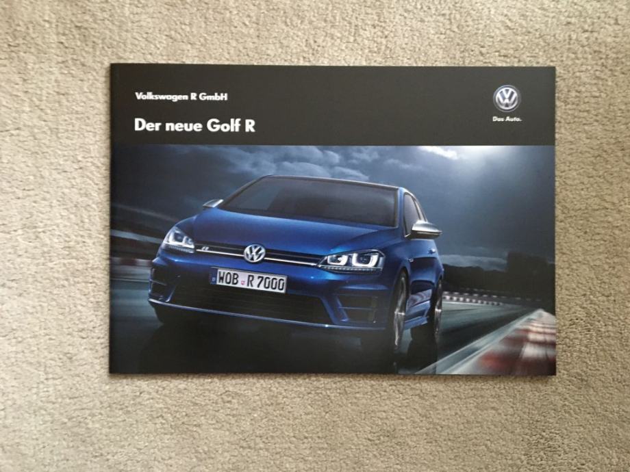 ORIGINALNI PROSPEKT VOLKSWAGEN GOLF R