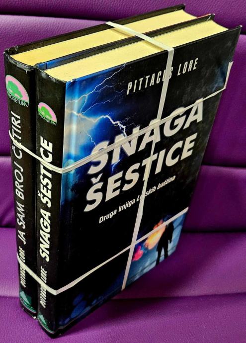 Pittacus Lore: LORSKE BAŠTINE- JA SAM BROJ ČETIRI,SNAGA ŠESTICE KOMPLE