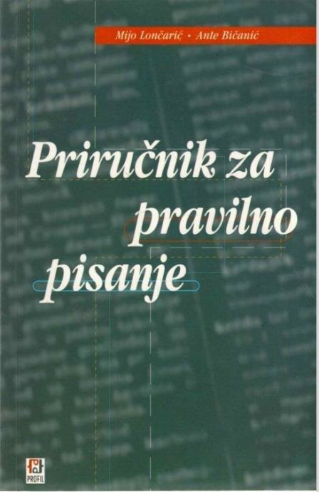 Priručnik za pravilno pisanje – od petog razreda osnovne škole