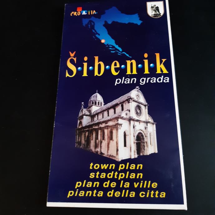 ŠIBENIK - PLAN GRADA I ŠIBENSKE REGIJE