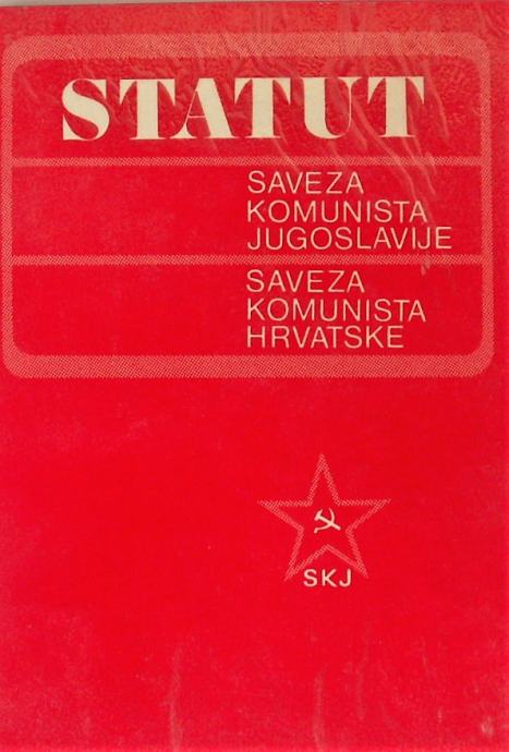 STATUT SAVEZ KOMUNISTA JUGOSLAVIJE 1979 Savez komunista hrvatske