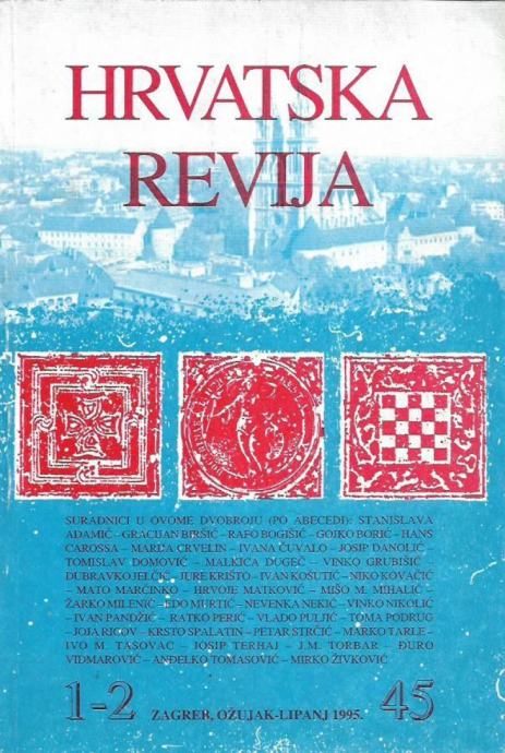 VINKO NIKOLIĆ : HRVATSKA REVIJA BROJ 1-2 1995.