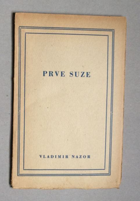 VLADIMIR NAZOR, PRVE SUZE, ZAGREB