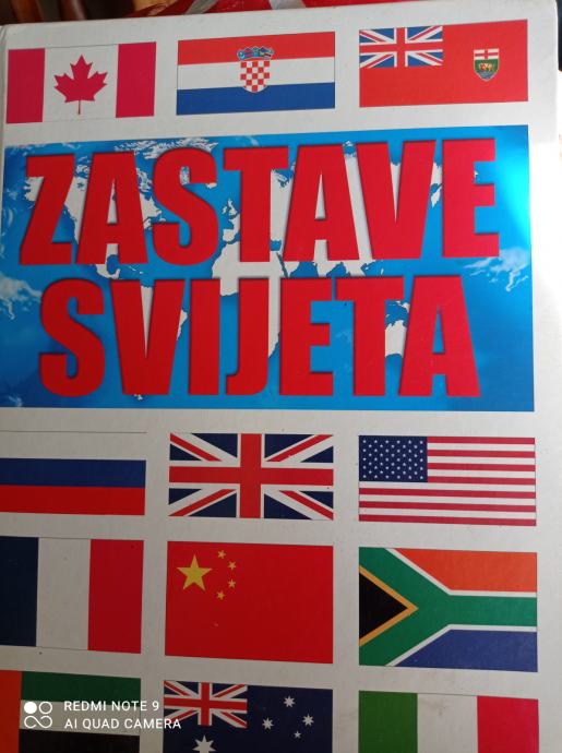 Knjiga - ZASTAVE SVIJETA-više od 400 zastava