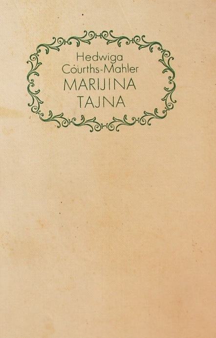 MARIJINA TAJNA Hedwiga Courths Mahler