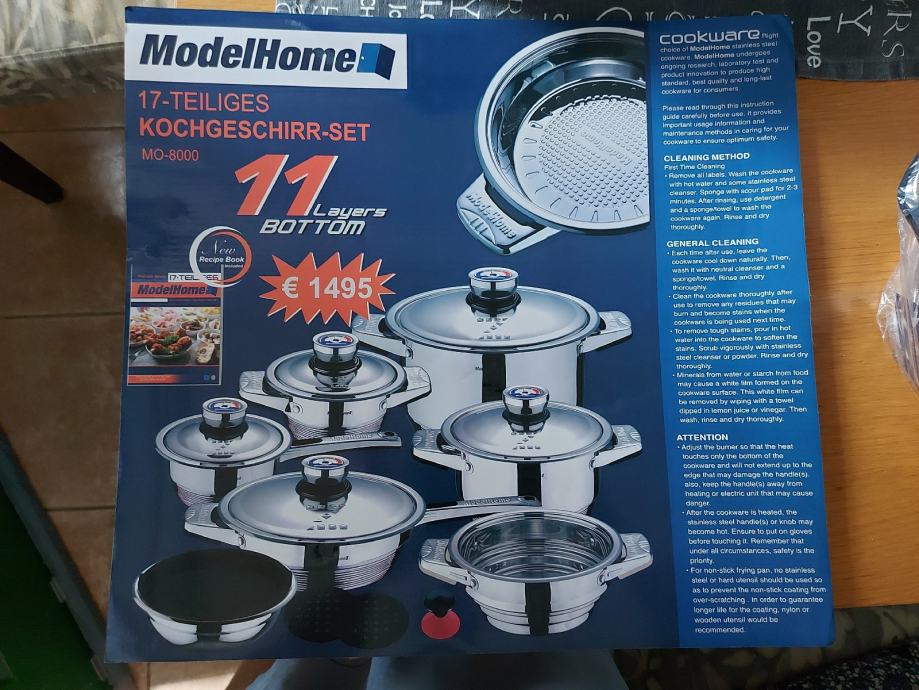 Modelhome cookware set lonaca i tava