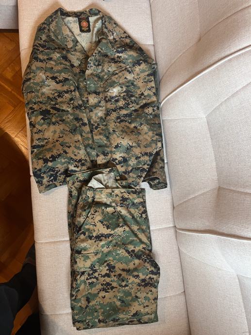 USMC Marpat Woodland uniforma (hlače i košulja), Large Regular