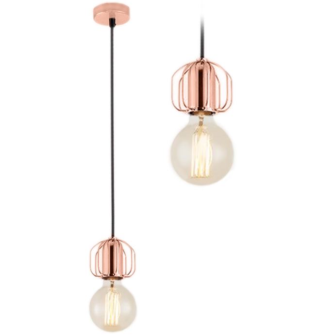 JEDNA VISEĆA STROPNA SVJETILKA LOFT ROSE GOLD APP593-1CP