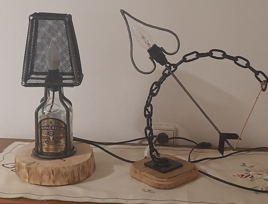 Unikatni lusteri i stolne lampe