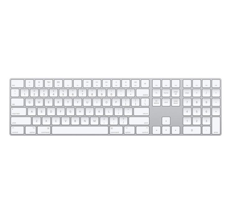 apple magic keyboard with numeric keypad wrist rest