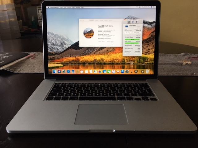 Macbook pro 15 late 2013 i7 какой процессор