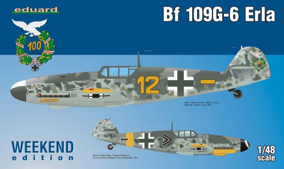 1/48 Bf 109G-6 Erla Weekend edition Eduard - Nr. 84142 - 1:48