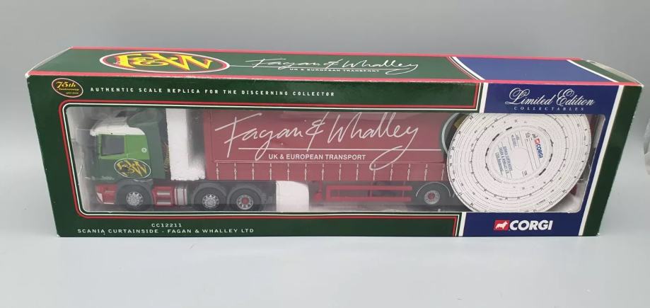 Corgi 1/50 Scania Topline Fagan & Whalley