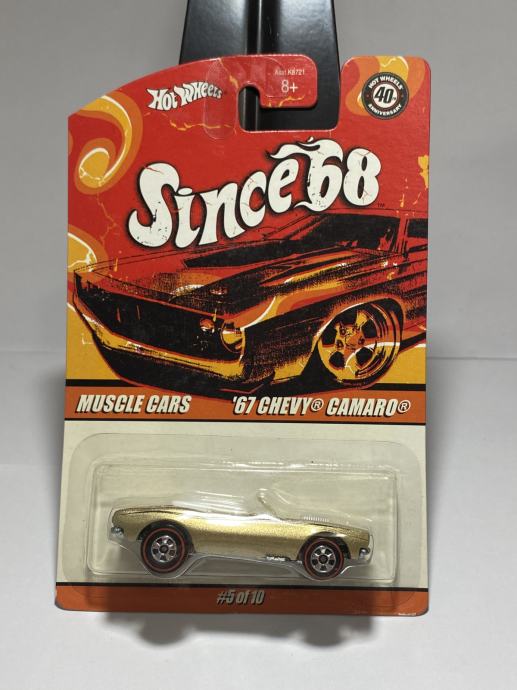 Hot Wheels '67 Chevy Camaro Muscle Cars 2007...A4