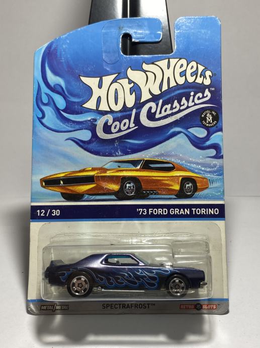 Hot Wheels '73 Ford Gran Torino Cool Classics Spectrafrost...A8