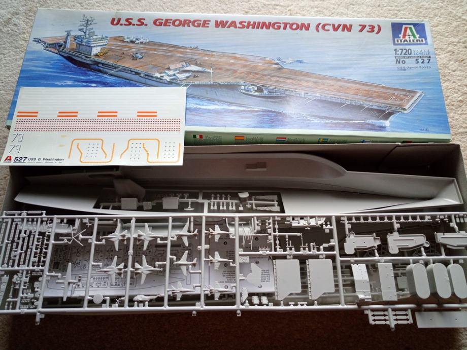 Italeri 1/720 US carrier George Washington