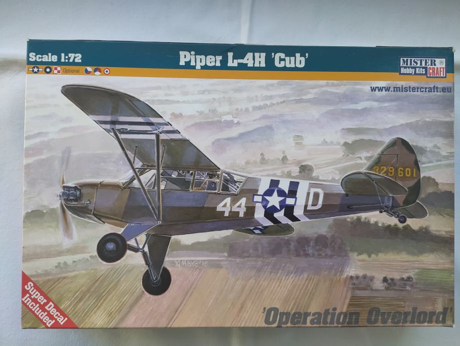 maketa 1/72 - Piper L 4 H "Cub" - operation Overlord