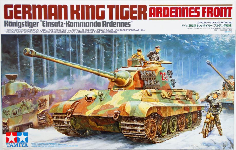 Maketa 35252 TAMIYA KING TIGER-ARDENNES FRONT-LIMITED 1/35