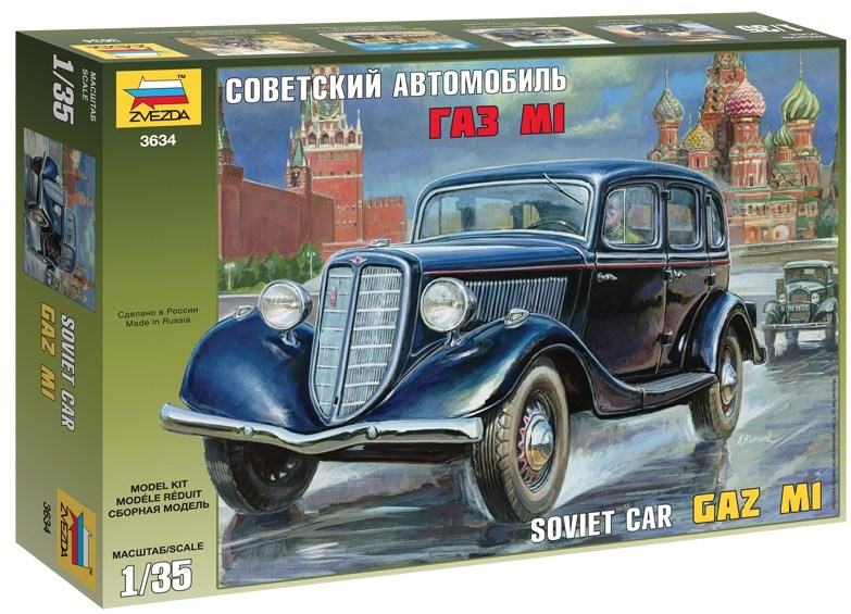 Maketa automobila automobil Gaz M1 Soviet Car 1/35 1:35