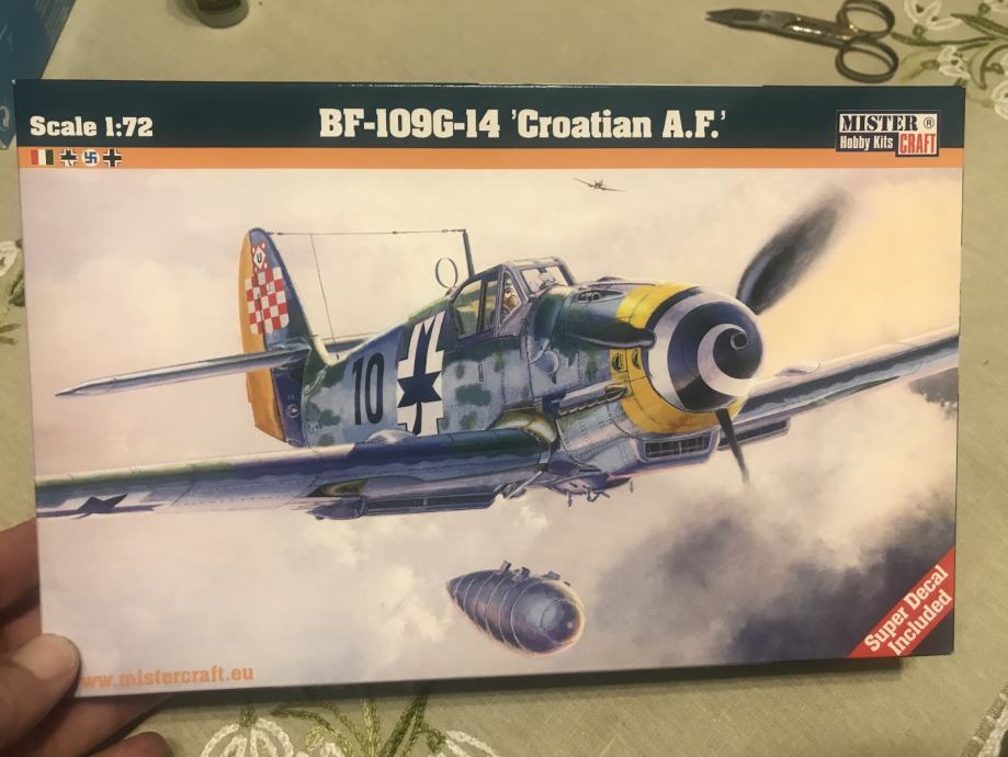 Maketa Aviona BF-109G-14 - bez naljepnica