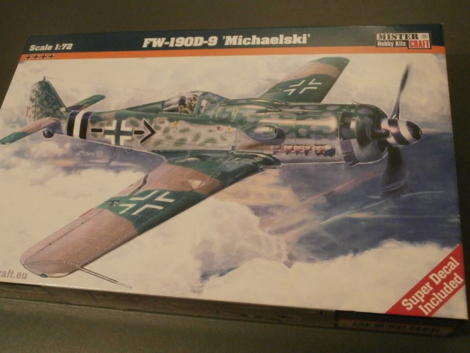 Maketa Focke Wulf Fw 190 D 172 Mistercraft 1421