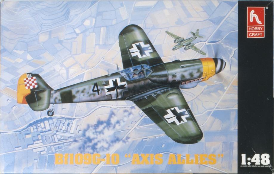 maketa aviona-Messerschmitt Bf-109 G-10 “Axis Allies”-Hobby Craft-1/48