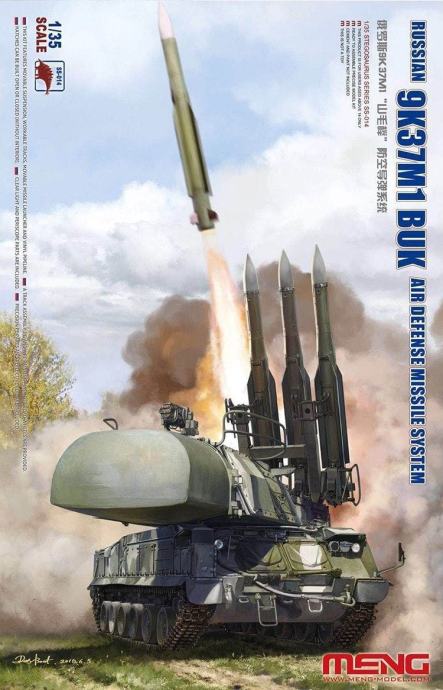 MENG Russian 9K37M1 BUK Air Defense Missile System - maketa