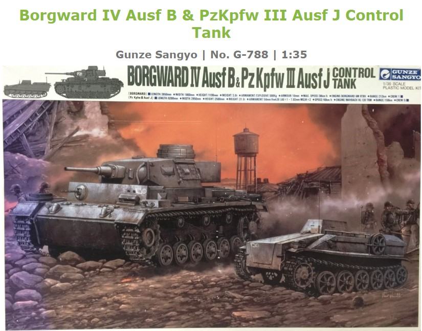 Prodajem Maketu Pz.Kpfw. III Ausf. J Control Tank & Borgward IV 1/35