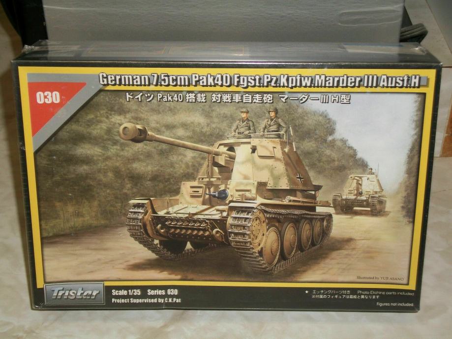 Prodajem maketu tank destroyer SdKfz 138 Marder III H 1/35 Tristar