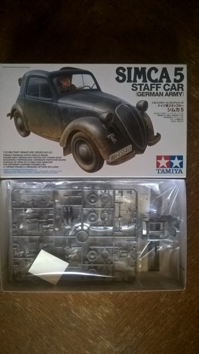 Maketa automobila Simca 5, Tamiya, 1:35, Tamiya