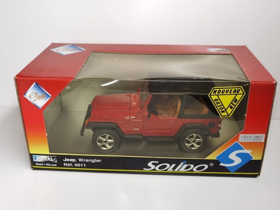 Solido 1/18 Jeep Wrangler Bachee