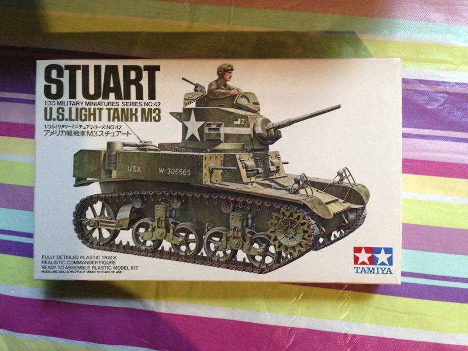 Maketa TAMIYA STUART LIGHT TANK M3-1:35