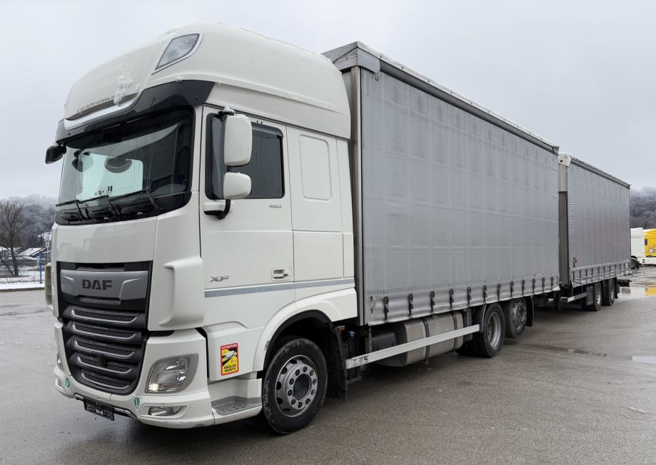 DAF XF 480 FAR + SCHMITZ ZCS 18 S JUMBO, 2021 god.