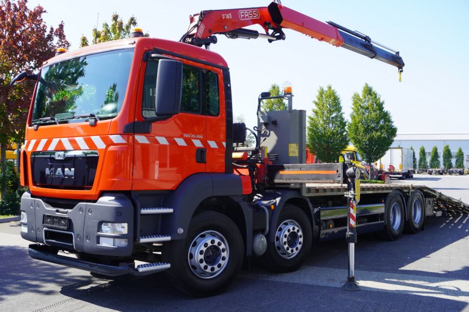 Man TGS 35.360 E5 EEV 8x2 Tegljač / Fassi F165 / 5,4 t / 280000 km, 2014 god.