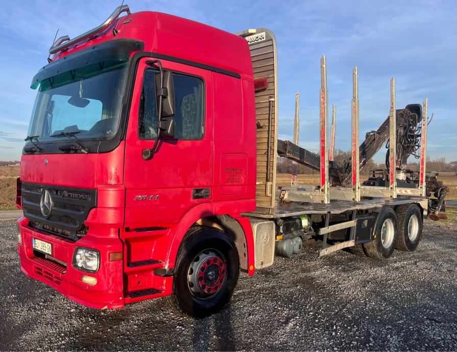 Mercedes Actros 2644 šumar, dizalica Loglift, 2003 god.