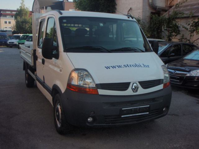 RENAULT MASTER 120 DCI KAMION DUPLA KABINA - KLIMA, 2008 god.