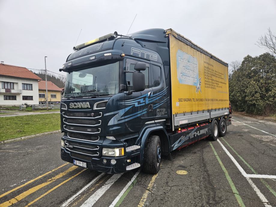 Scania R450  Kran Palfinger 18002 daljinski, 2014 god.