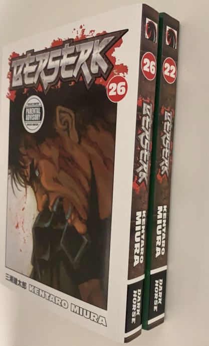 Berserk manga volume 22 i 26