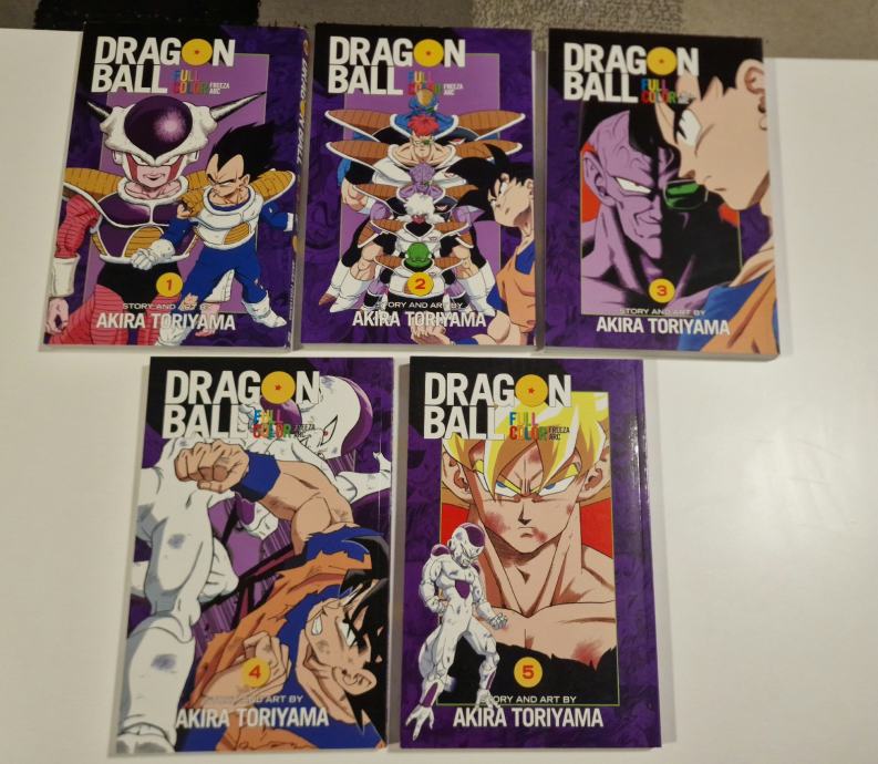 Dragon Ball Z Manga, Freeza Saga komplet, Engleski